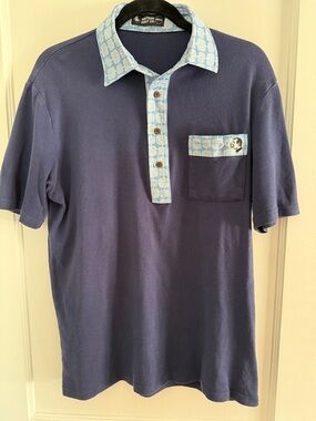 Nation Golf Co Hard Collar Golf Shirt Polo Shirt